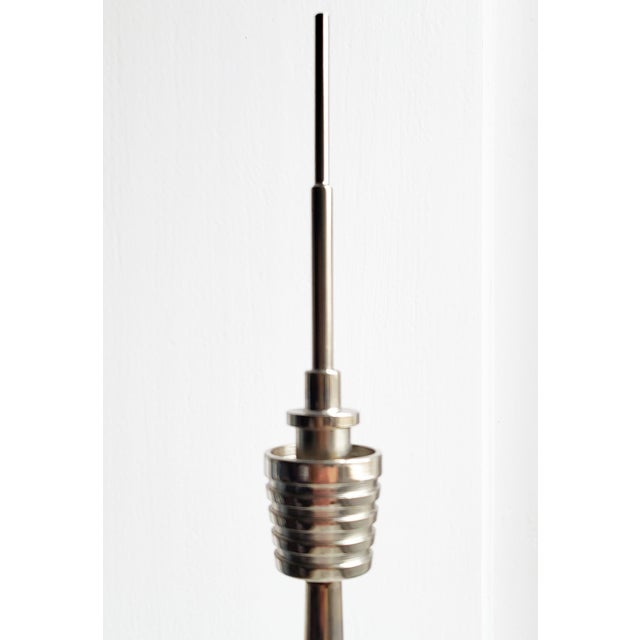 Mid-Century Modern Space Age Stuttgart TV Tower in Stainless Steel, 1970s For Sale - Image 3 of 7