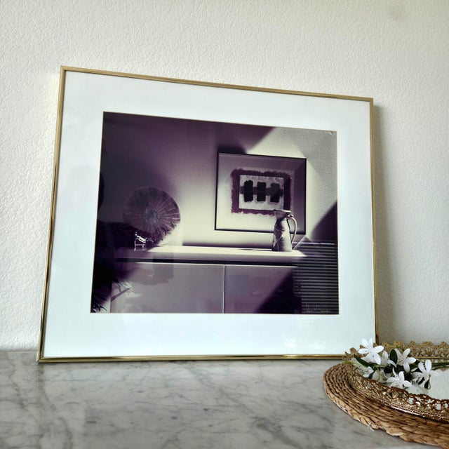 Contemporary Antonio M. Sanchez Signed Still Life Art | Gold Framed Contemporary Artwork For Sale - Image 3 of 8