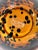 Italian Tortoiseshell Crystal Bowl – Amber Art Glass Catchall Dish For Sale In Louisville - Image 6 of 7