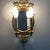 French Stunning vintage Baker Knapp and Tubbs gilt brass two-bulb wall sconce // French-style wall light with mirrored back // Floral wall sconce For Sale - Image 3 of 10