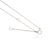 Natural Twin Sapphire and Diamond Heart Necklace in 14k White Gold For Sale - Image 9 of 15