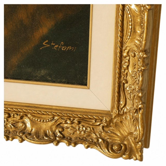 Stefan, Historical Portraits, Late 19th-Early 20th Century, Oil Paintings, Set of 2 For Sale - Image 9 of 14