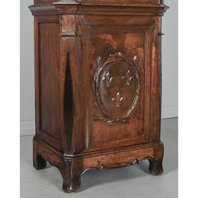 Wood 19th Century French Tall Case Clock or Horloge De Parquet For Sale - Image 7 of 12