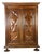 Burgundy Walnut Wardrobe, 1700s For Sale