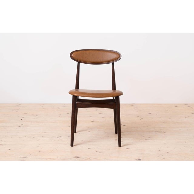 Mid-Century Modern Round Dining Table and No. 125B Chairs by Fredrik A. Kayser, 1960s, Set of 5 For Sale - Image 13 of 18