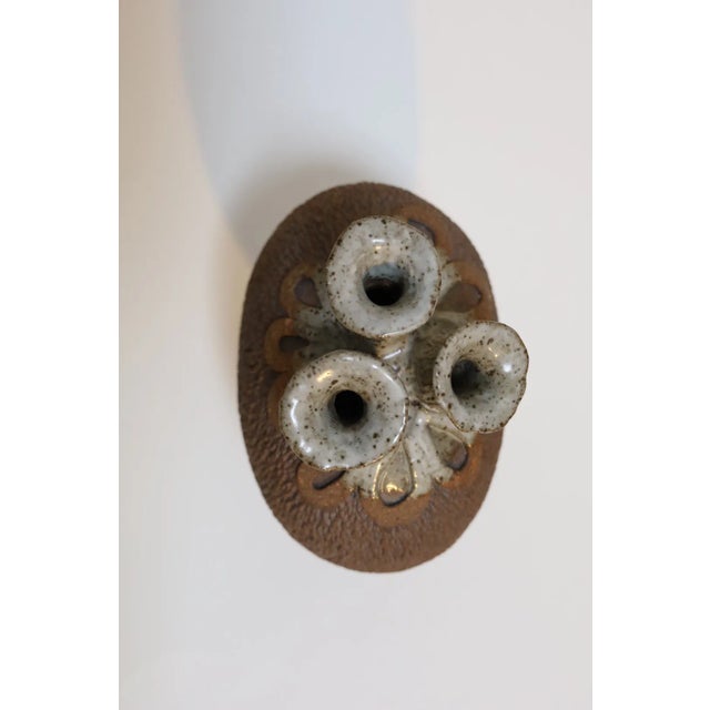 Ceramic Mid 20th Century Studio Pottery Sculpted Vessels by Ken Stevens - Set of 3 For Sale - Image 7 of 13