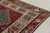 Late 19th Century Antique Persian Kilim Rug in Burgundy & Blue Geometric Pattern For Sale - Image 5 of 9