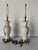 Chinoiserie 1970's Vintage Chinoiseries Style Floral Lotus Motif Ceramic Table Lamps - A Pair For Sale - Image 3 of 15