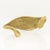 Metal Signed Mid-Century Stephen Burr Brutalist Cast Brass & Agate Cabochon Bracelet For Sale - Image 7 of 11