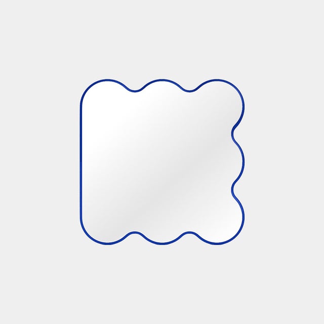 Modern Hvyli Q7 - Square Wavy Wall Mirror For Sale - Image 3 of 5