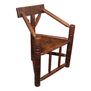 Antique Turner's Armchair, English, Oak, Old Saxon Chair, Elbow Seat, Victorian For Sale