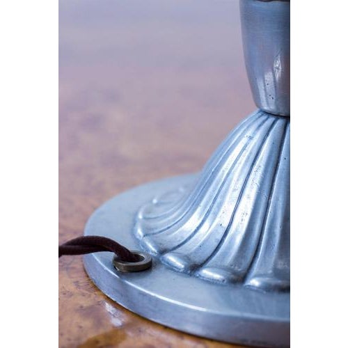 Swedish Grace Pewter Table Lamp, 1931 For Sale - Image 6 of 13