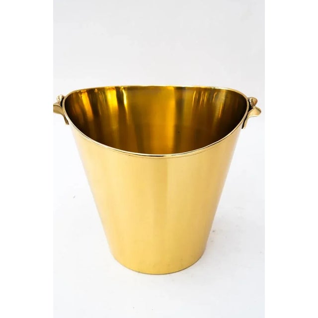 1920s Art Deco Brass Champagne Bucket, Vienna, Austria, 1920s For Sale - Image 5 of 7