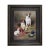 "Three Hounds" Contemporary Reproduction Print on Canvas, Framed 11.75" x 13.75" For Sale - Image 4 of 4