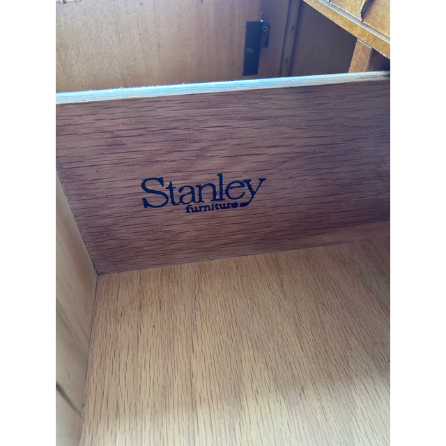 Late 20th Century Stanley Furniture Italian Neoclassical Style Blonde Buffet Sideboard For Sale - Image 11 of 12