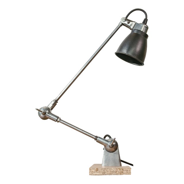 Two-Arm Articulated Sewing Machine Lamp from Pfaff, Germany, 1950s For Sale