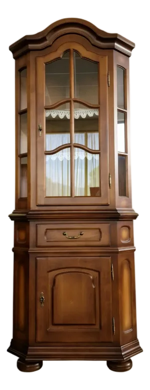 French Corner Showcase, 1980s