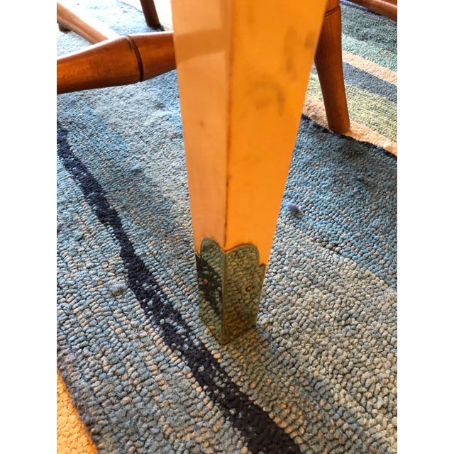 Parzinger # 161 Mid-Century Modern Laquered Mahogany & Maple Dining Table For Sale - Image 12 of 12