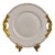 Mid 20th Century Limoges L. Bernardaud Gilded Handles Floral Border D & C France Platter #2 For Sale