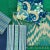 Contemporary Sample- Schumacher Markova Stripe Fabric in Navy For Sale - Image 3 of 3
