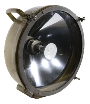 Mid 20th Century Restored Vintage Nautical Spot Light Industrial Lighting