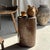 Side Table in Brown Petrified Wood, 1980s For Sale - Image 6 of 18