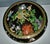 Antique Large Cloisonne Bowl W/Carved Wood Base For Sale - Image 12 of 13