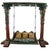 Exquisitely crafted and spectacularly colorful, this magnificent traditional Indian swing is sure to brighten your space....