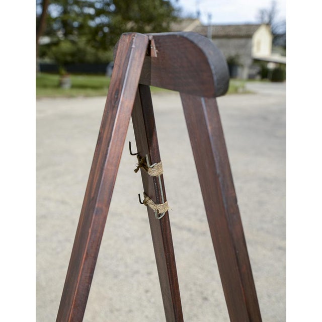 Italian Painters Easel in Wood, 1920s For Sale - Image 11 of 18