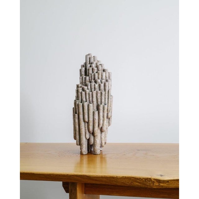 Mid-Century Swedish Abstract Stoneware Sculpture from Hans Hedberg, Biot, France, 1950s For Sale - Image 3 of 6