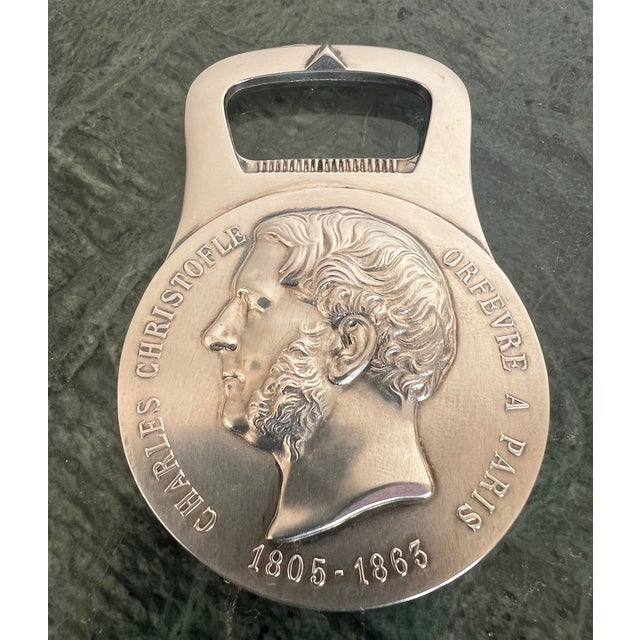 French Christofle Bottle Opener, Original Box, French, C. 1975 For Sale - Image 3 of 10