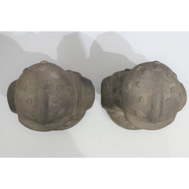 Japan Haniwa Style Figures Unglazed Terra Cotta - A Set of Two For Sale - Image 9 of 13
