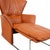 Brown Unus Leather Chrome Armchair in Brown Cognac wirh Manual Function from FSM For Sale - Image 8 of 18