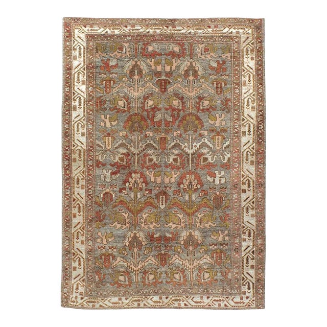 Galerie Shabab Collection Early 20th Century Handmade Persian Malayer Accent Rug For Sale