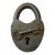 Antique Heavy Duty Forged Padlock With Key For Sale
