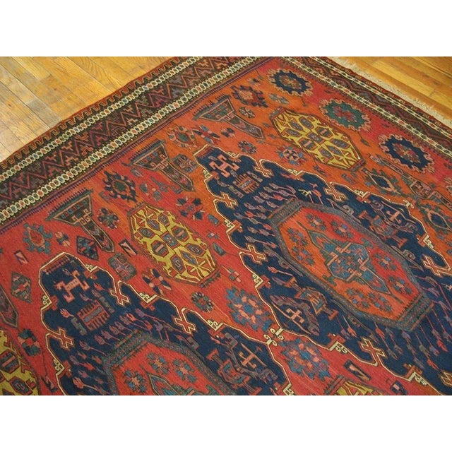 Late 19th Century Caucasian Sumak Flat-Weave ( 7'7" x 9'9" - 230 x 297 cm )