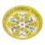 Yellow Dynasty 10' Round Vegetable Bowl by Herand For Sale