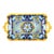Collectible Majolica Scalloped Platter For Sale