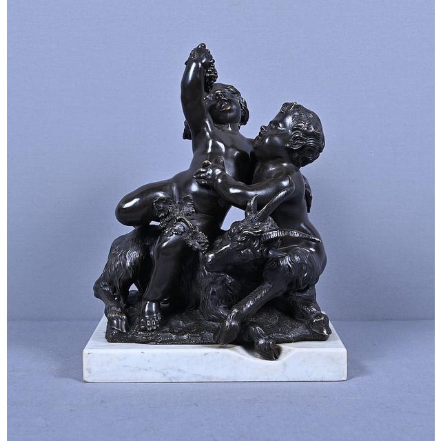 After Clodion, The Childhood of Bacchus, Late 19th Century, Bronze For Sale - Image 12 of 18