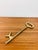 Vintage 12" Brass Skeleton Key For Sale - Image 4 of 6