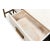 Modern Osprey White Leather Wrapped Console For Sale - Image 10 of 12