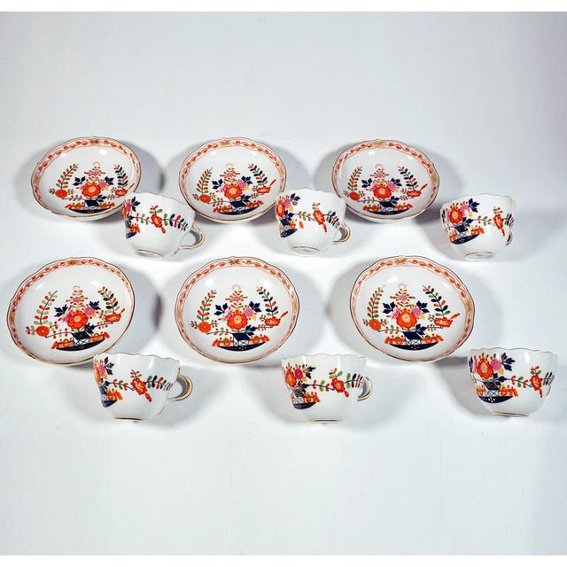 Ceramic 20th Century Coffee Set for 6 People from Meissen, Set of 22 For Sale - Image 7 of 11