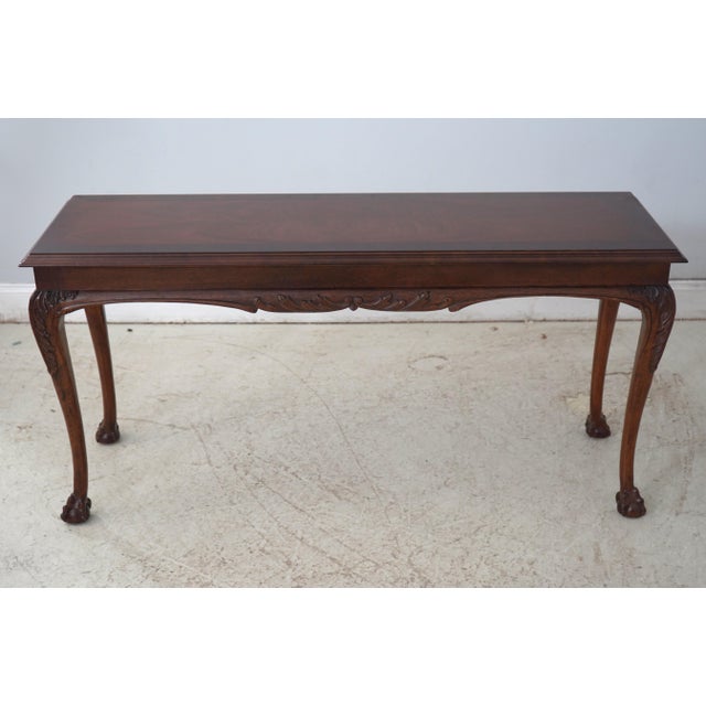 Age: Approx: 30 Years Old Details: Quality Construction 18 C. Design Chippendale Style Traditional Style Offered @...
