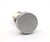 Modern Pair of Modern 1 In. Brushed Nickel Brass Cabinet Knobs For Sale - Image 3 of 5