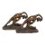 Fantastic and Rare 1920s Cast Iron Art Nouveau Nude Woman Book Ends For Sale