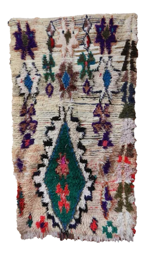 Vintage Moroccan Azilal Rug