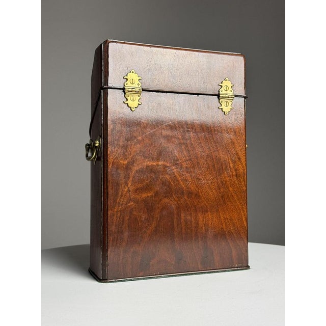 English Mahogany Letter Holder For Sale - Image 14 of 18