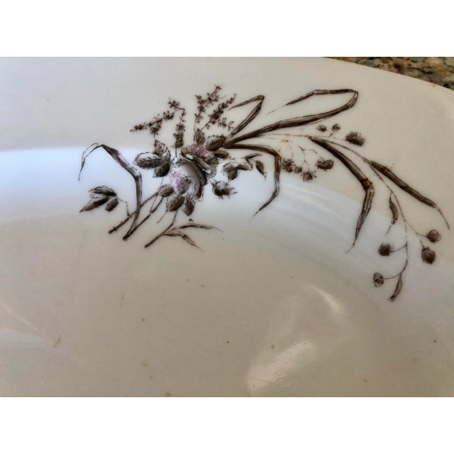 French Country Vintage Limoges Tressemann and Vogt Oval Platter For Sale - Image 3 of 12