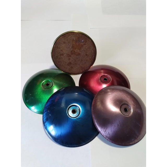 Vintage Mid Century Modern Stackable Ashtrays For Sale - Image 9 of 10