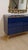 Wood Sideboard in Sapphire Blue Glass and Brass Frame from Justfurnituress SRL For Sale - Image 7 of 9